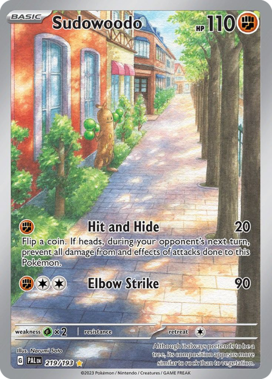 Sudowoodo 219/193 Scarlet & Violet Paldea Evolved