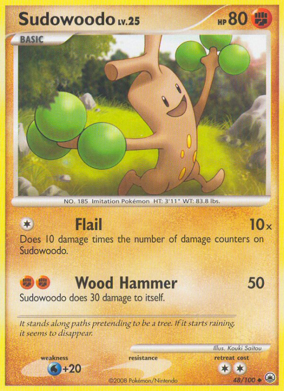 Sudowoodo 48/100 Diamond & Pearl Majestic Dawn