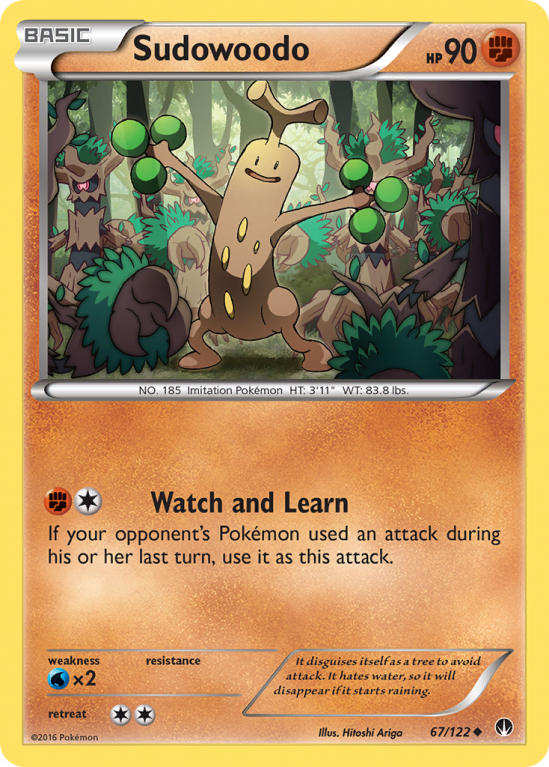 Sudowoodo 67/122 XY BREAKpoint
