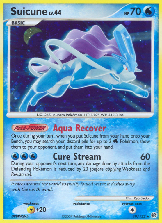 Suicune 19/132 Diamond & Pearl Secret Wonders