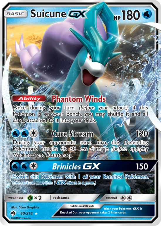 Suicune-GX 60/214 Sun & Moon Lost Thunder