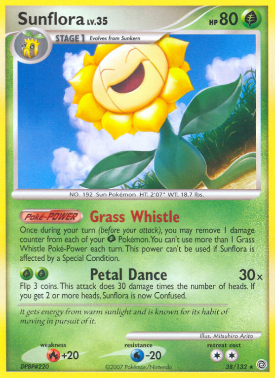 Sunflora 38/132 Diamond & Pearl Secret Wonders