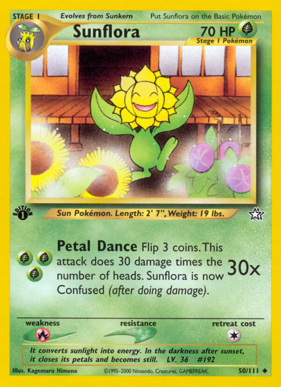 Sunflora 50/111 Neo Neo Genesis