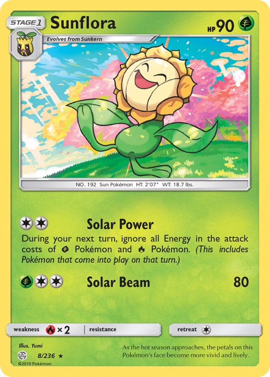 Sunflora 8/236 Sun & Moon Cosmic Eclipse