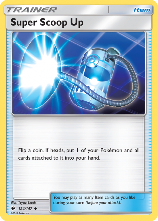 Super Scoop Up 124/147 Sun & Moon Burning Shadows