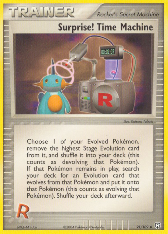 Surprise! Time Machine 91/109 EX Team Rocket Returns