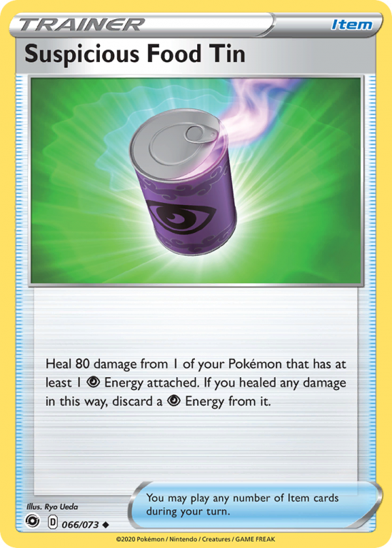 Suspicious Food Tin 66/73 Sword & Shield Champion's Path