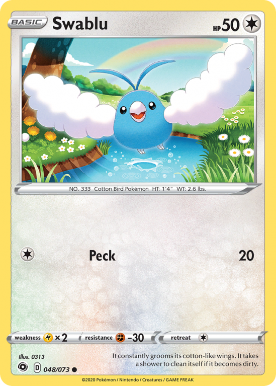 Swablu 48/73 Sword & Shield Champion's Path
