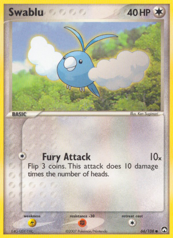Swablu 66/108 EX Power Keepers