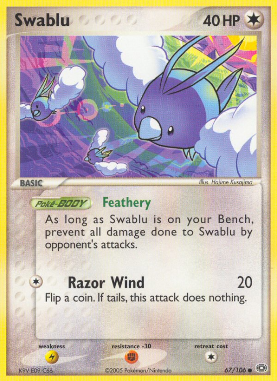 Swablu 67/106 EX Emerald