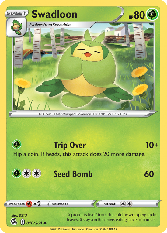 Swadloon 10/264 Sword & Shield Fusion Strike