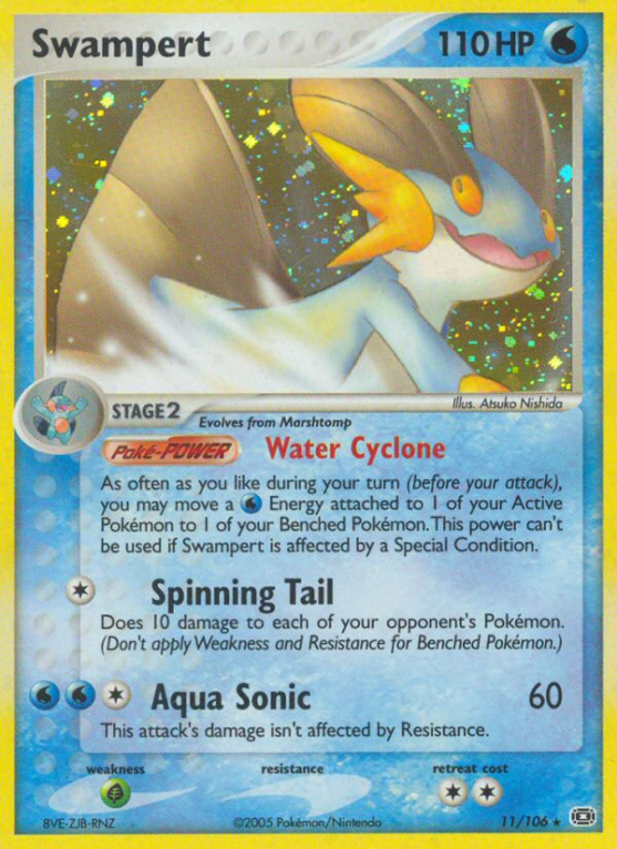 Swampert 11/106 EX Emerald