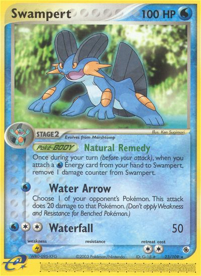 Swampert 23/109 EX Ruby & Sapphire