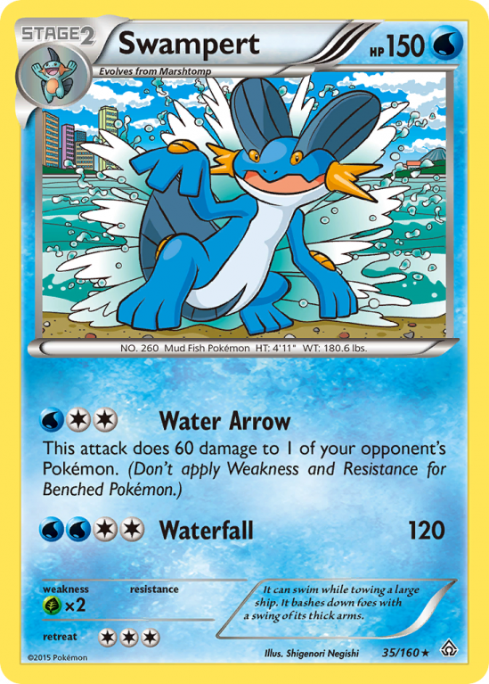 Swampert 35/160 XY Primal Clash