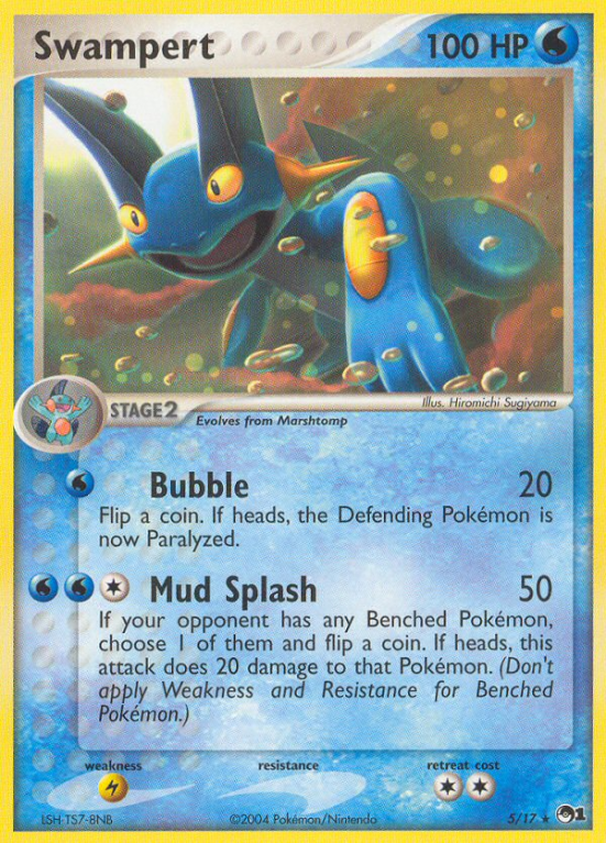 Swampert 5/17 POP POP Series 1