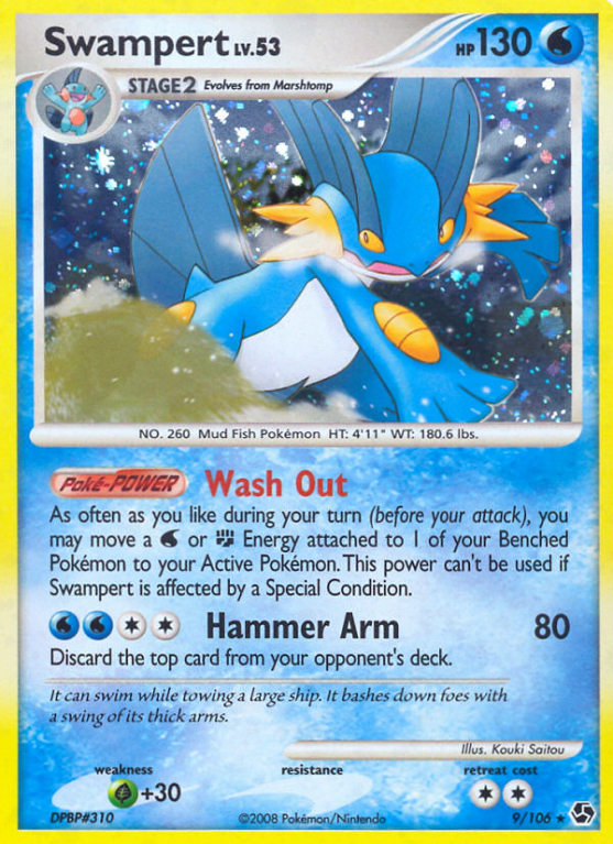 Swampert 9/106 Diamond & Pearl Great Encounters