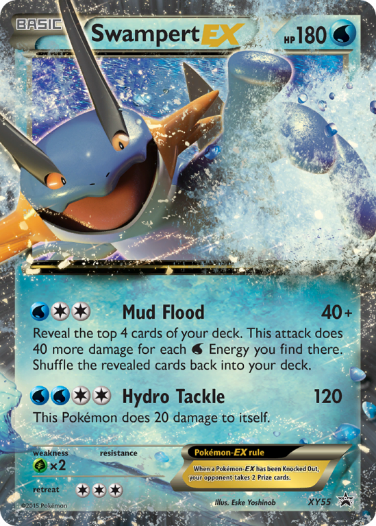 Swampert-EX XY55/183 XY XY Black Star Promos