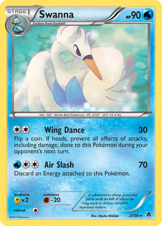 Swanna 27/98 Black & White Emerging Powers