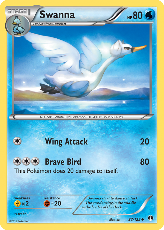 Swanna 37/122 XY BREAKpoint
