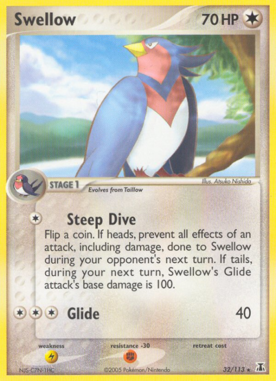 Swellow 32/113 EX Delta Species