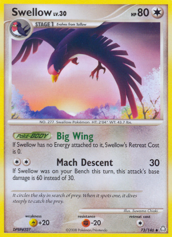 Swellow 73/146 Diamond & Pearl Legends Awakened