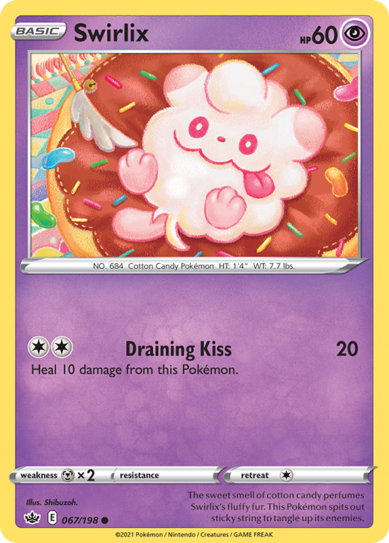 Swirlix 67/198 Sword & Shield Chilling Reign
