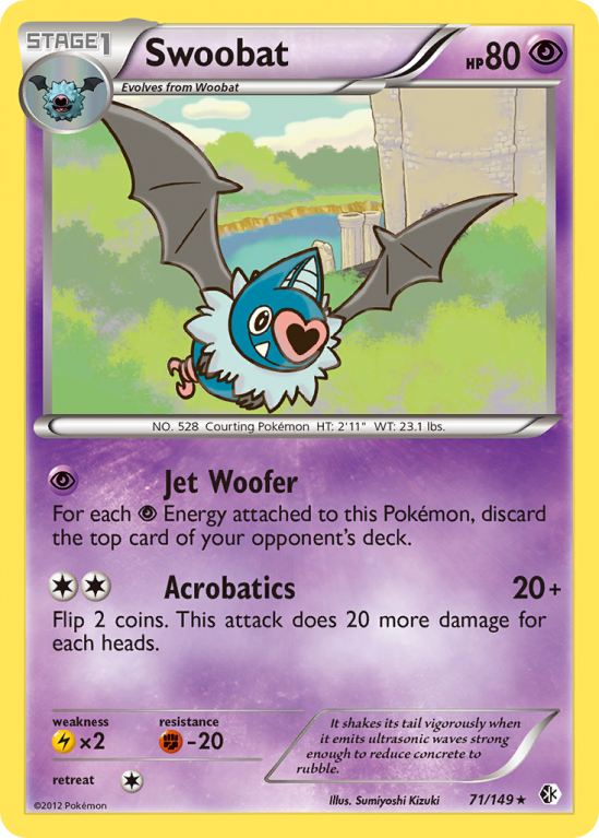 Swoobat 71/149 Black & White Boundaries Crossed