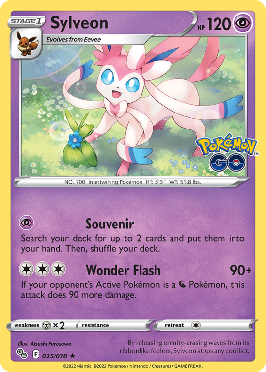 Sylveon 35/78 Sword & Shield Pokémon GO