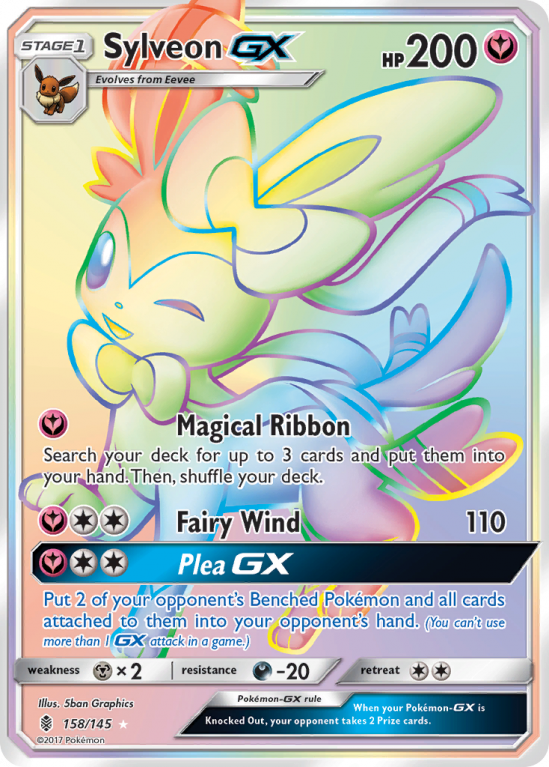 Sylveon-GX 158/145 Sun & Moon Guardians Rising