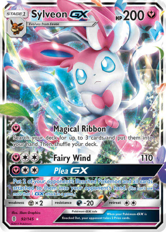 Sylveon-GX 92/145 Sun & Moon Guardians Rising