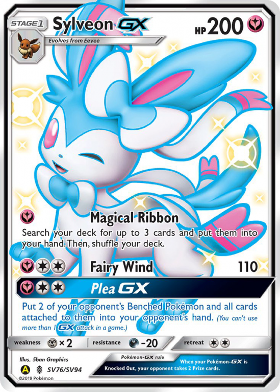 Sylveon-GX SV76/94 Sun & Moon Shiny Vault