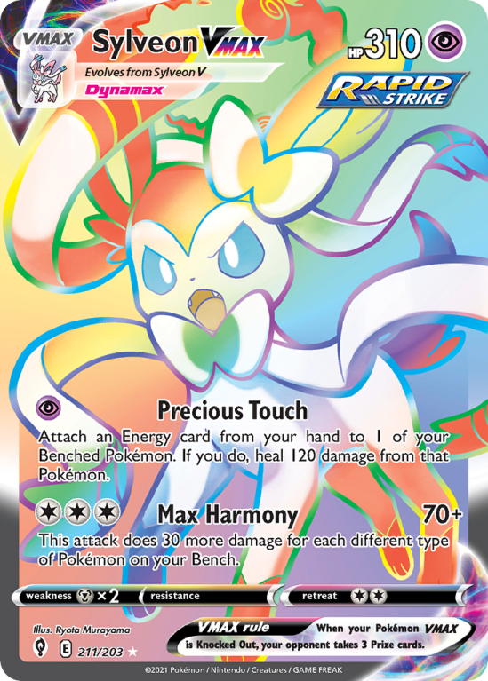 Sylveon VMAX 211/203 Sword & Shield Evolving Skies