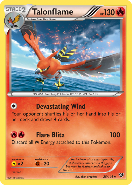 Talonflame 28/146 XY XY