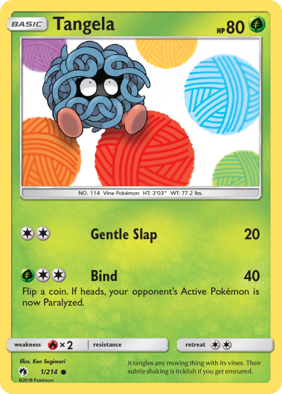 Tangela 1/214 Sun & Moon Lost Thunder