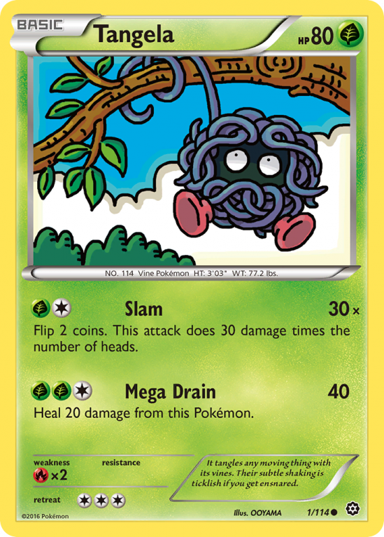 Tangela 1/114 XY Steam Siege