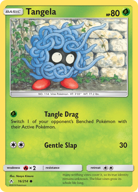 Tangela 16/214 Sun & Moon Unbroken Bonds