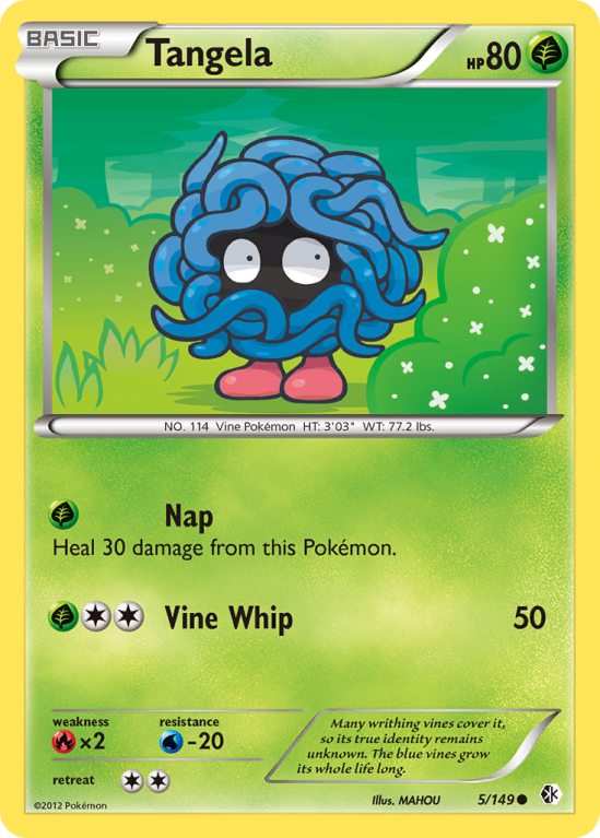 Tangela 5/149 Black & White Boundaries Crossed