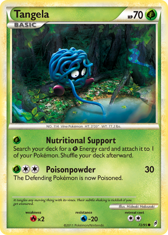 Tangela 72/106 HeartGold & SoulSilver Call of Legends