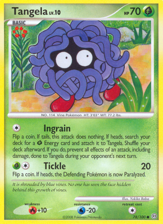 Tangela 78/100 Diamond & Pearl Stormfront