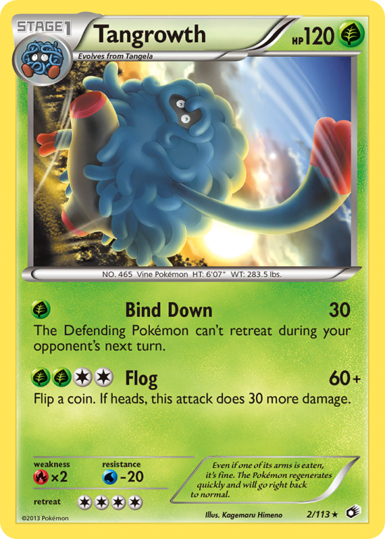 Tangrowth 2/113 Black & White Legendary Treasures