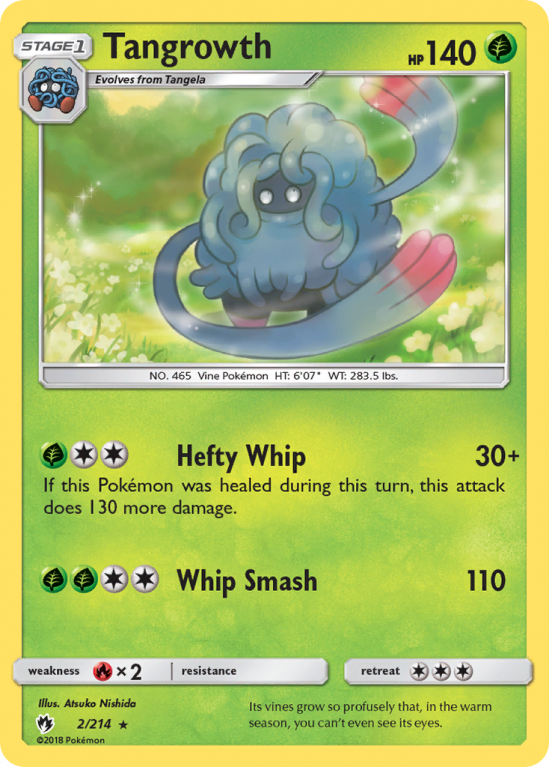 Tangrowth 2/214 Sun & Moon Lost Thunder