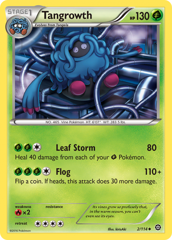 Tangrowth 2/114 XY Steam Siege