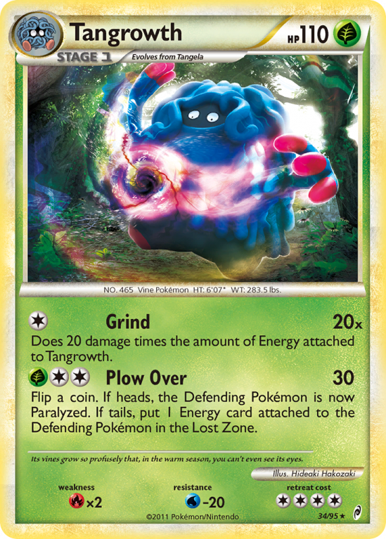 Tangrowth 34/106 HeartGold & SoulSilver Call of Legends