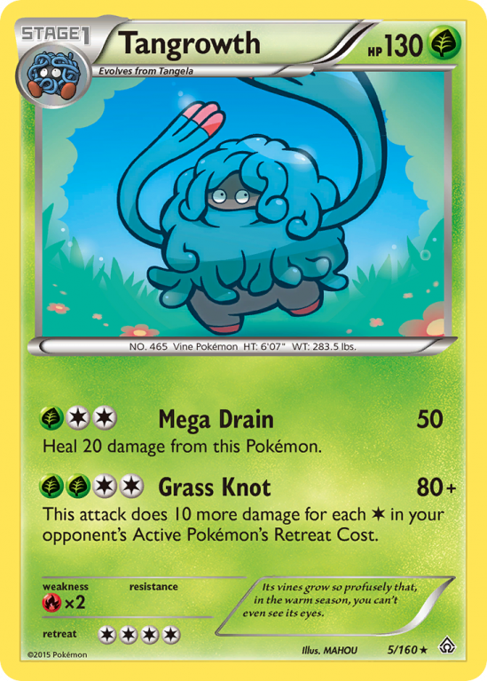 Tangrowth 5/160 XY Primal Clash