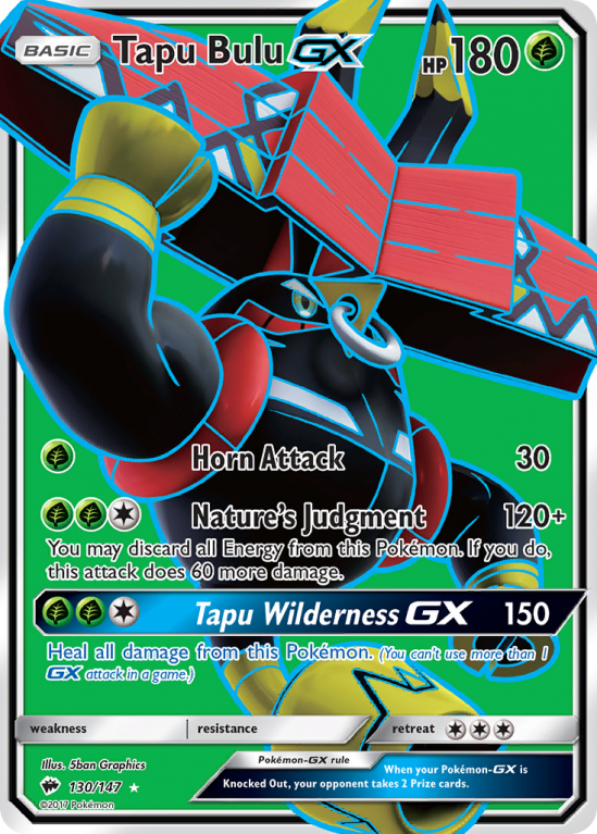 Tapu Bulu-GX 130/147 Sun & Moon Burning Shadows