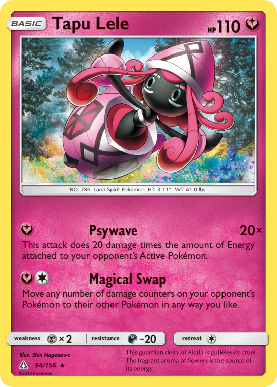 Tapu Lele 94/156 Sun & Moon Ultra Prism