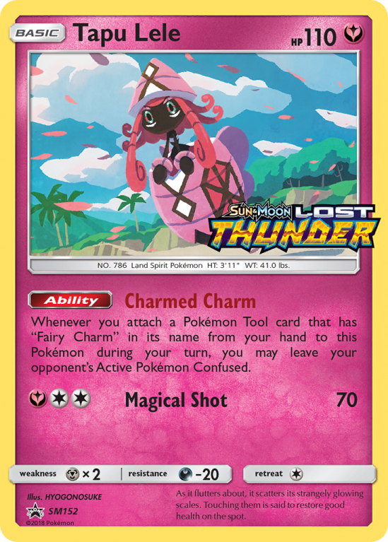 Tapu Lele SM152/156 Sun & Moon SM Black Star Promos