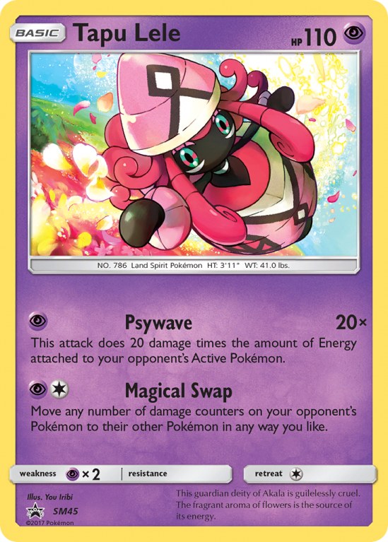 Tapu Lele SM45/156 Sun & Moon SM Black Star Promos