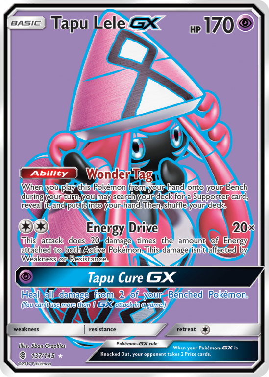 Tapu Lele-GX 137/145 Sun & Moon Guardians Rising