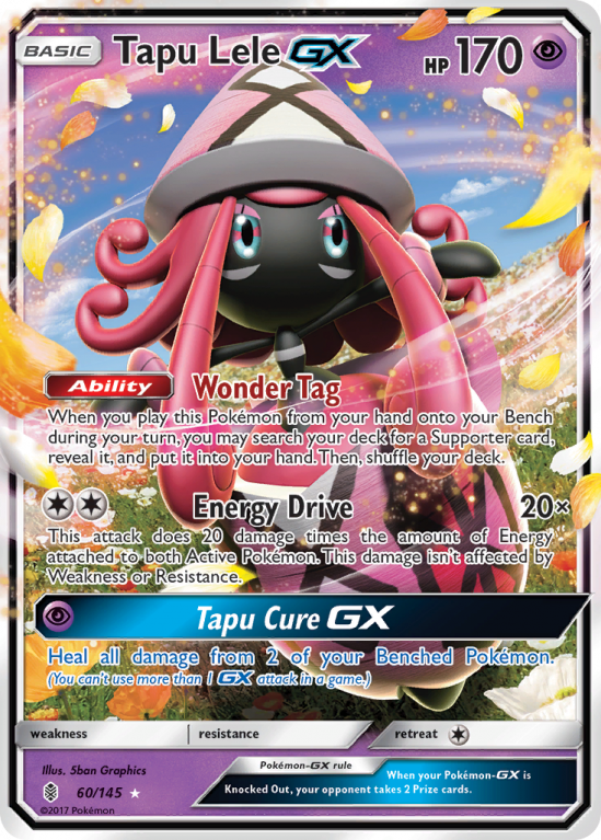 Tapu Lele-GX 60/145 Sun & Moon Guardians Rising